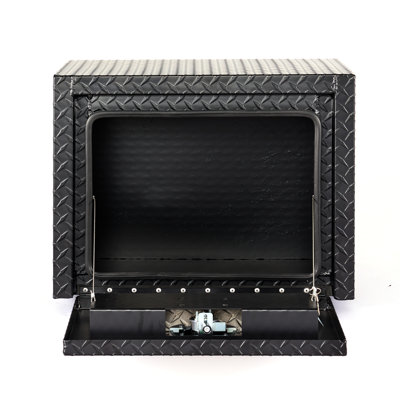 Heavy Duty 24 Inch Aluminum Tool Storage Organizer For Trucks With Air-Tight Seal, And Secure Universal Fit Lightweight