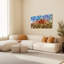 «Abstract Autumn Leaves», ensemble de 1 reproduction d'art sur toile tendue sur toile-486148151