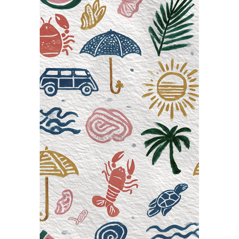 Papier peint adhésif soleil Yeni Caravan, Peler et coller