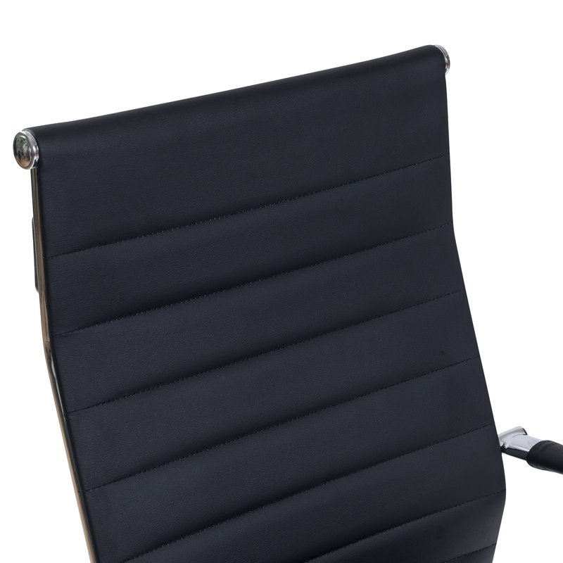 Fauteuil de conférence Aimee-Jayne, Noir, Ensemble de 2