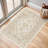 Medallion Non Slip Washable Rug(Cream)-678941298