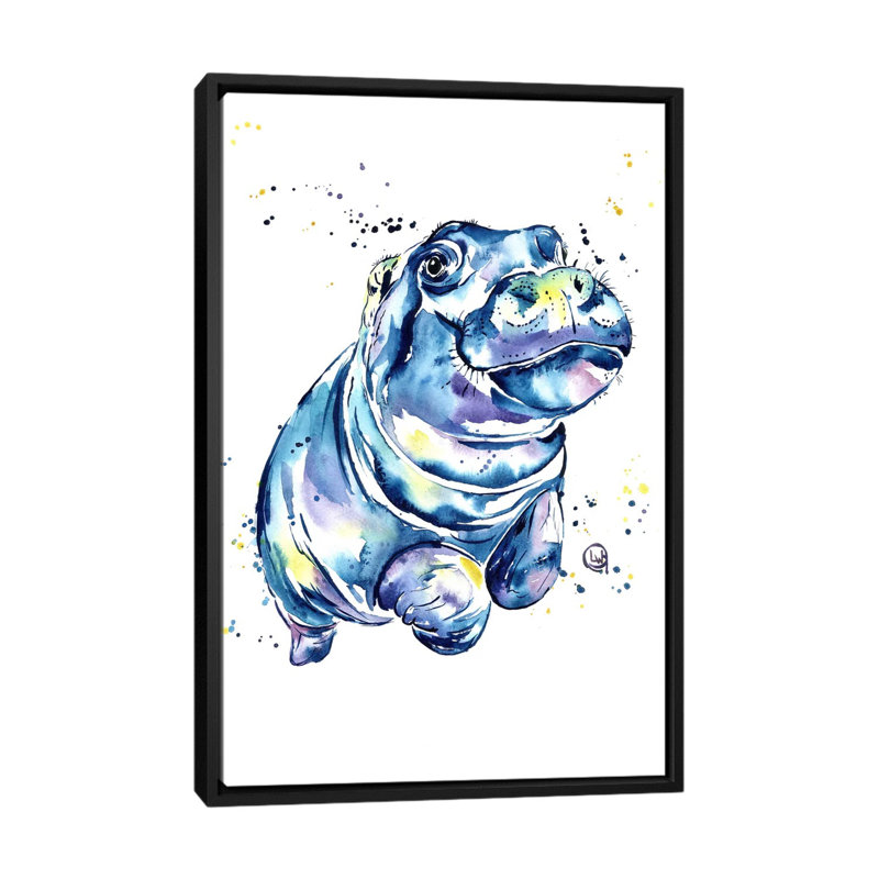 « grace », impression sur toile tendue, H 26 po x l 18 po x P 1,5 po, Toile avec cadre noir, Pas de tapis