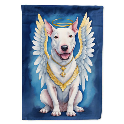 Bull-terrier, mon ange, drapeau de la maison