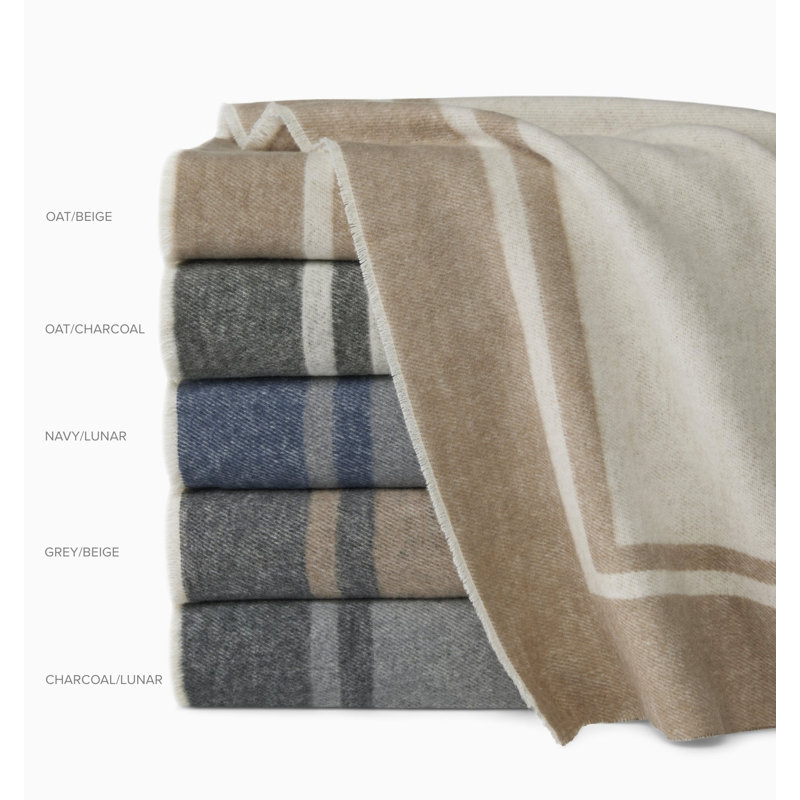 Viletta Quilted Throw Blanket, Beige/Oat
