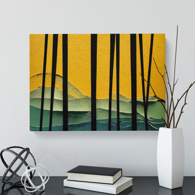 Dazzling Abstract Forest - Wrapped Canvas