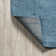 Asalah Solid Low-Pile Turquoise Rug