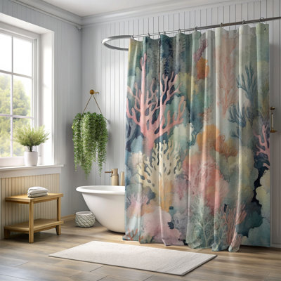 Frager Floral Shower Curtain