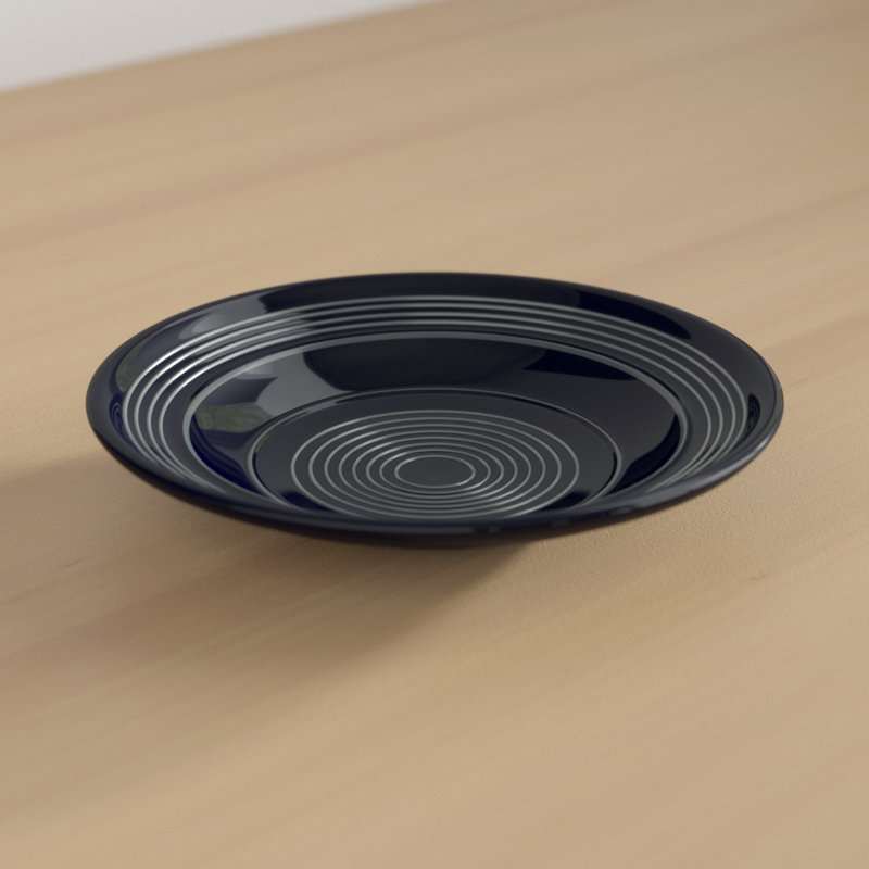 Assiette à hors-d'œuvre 7,5 po Arsène, Noir