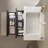 30" Integrated Rectangular Undermount Basin Without Drain And Faucet, Italy Light Gray