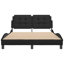Cadre de lit vidaXL avec DEL sans matelas Zadar noir 53,9 po x 74,8 po-786704280-786704283