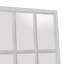 Miroir mural en bois blanc