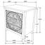 Armoire mandala en bois à 3 tiroirs Mizael