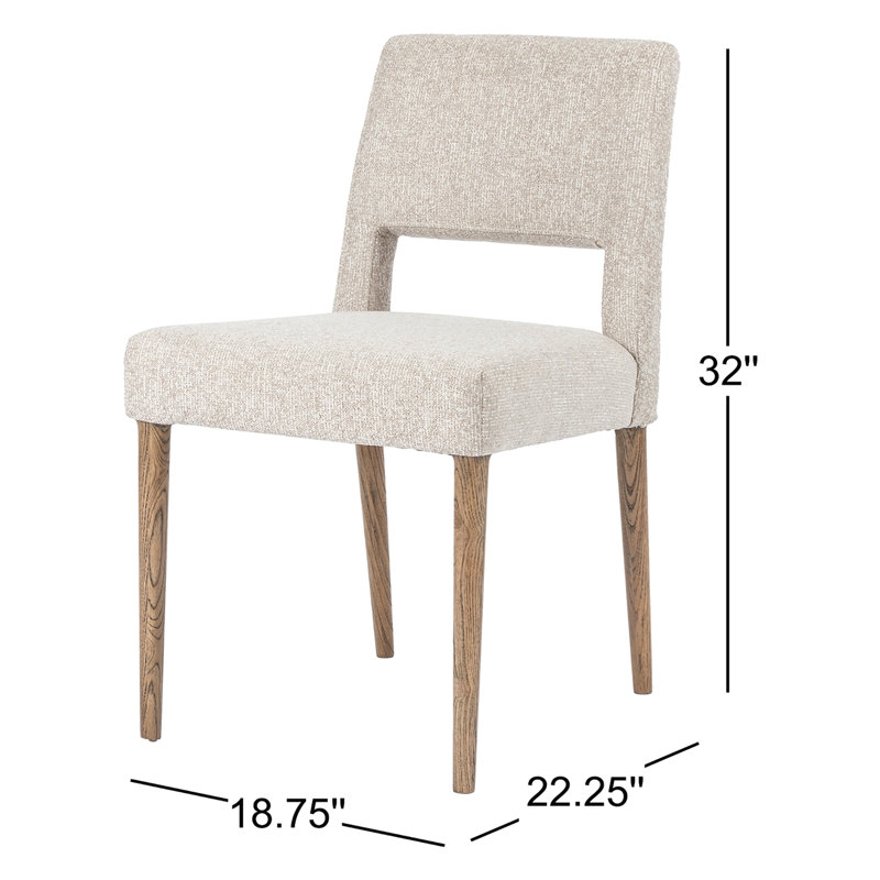 Joseph Upholstered Dining Chair, Light Camel