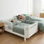 Grand lit plateforme en bois-933238166