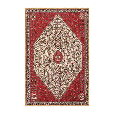 Tapis oriental rouge / beige