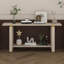 Console de 62,9 po avec console minimaliste moderne, canapé d'entrée en bois de pin massif avec détails en métal, tablette de rangement ouverte-548984790