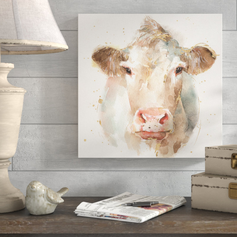 « farm friends ii », reproduction sur toile, H 35 po x l 35 po x P 2 po