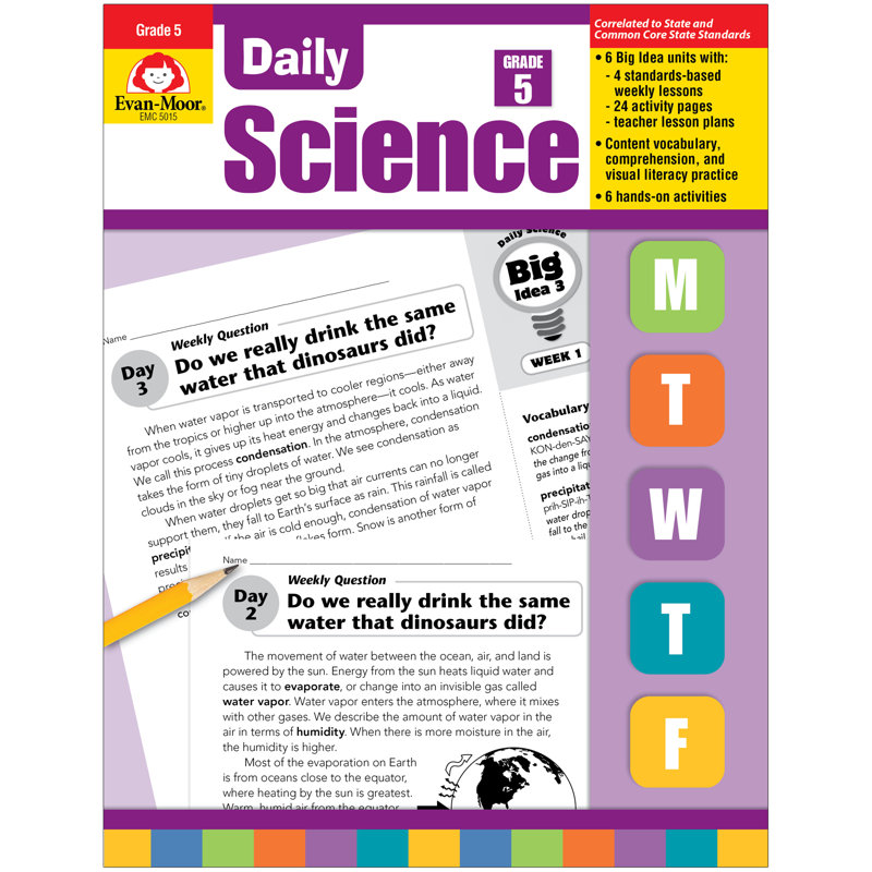 Quotidien livre de science pour la 5e année