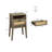 Lashuna End Table with Storage