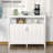 Dililah Sideboard, Storage Cabinet, Buffet Cabinet with Adjustable Shelf