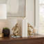 Figurine lapin Modern Bookends avec finition métallique