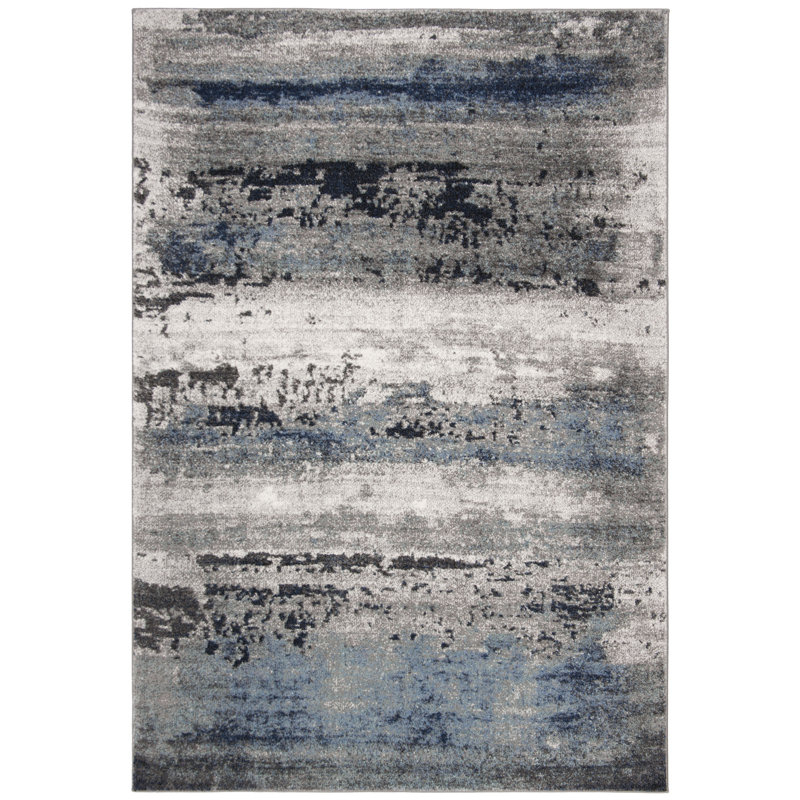 Frieda Performance Abstract Rug, Rectangle 6'7" x 9'