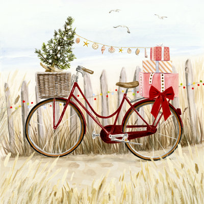 Christmas Coast I by Victoria Borges - Wrapped Canvas Painting