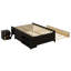  Structure de lit double Altona avec lit gigogne, 2 tiroirs, tablettes et table de chevet-1146151773