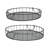 Hicksley Metal Tray - Set of 2