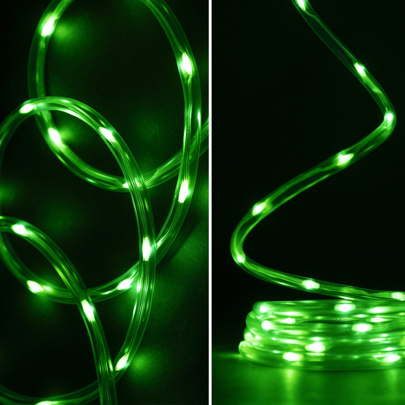 Guirlande de 50 lumières DEL étanches 50 modes, Clôture à mailles losangées en acier galvanisé