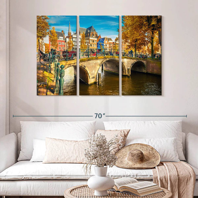 Pont Sirci à Amsterdam, H 32 po x l 50 po
