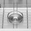Évier de cuisine simple encastrable 24 po, lavabo de ferme encastré en acier inoxydable avec accessoires, éviers de lave-vaisselle pour véhicules récréatifs, cuisine de préparation, salle de lavage, bar