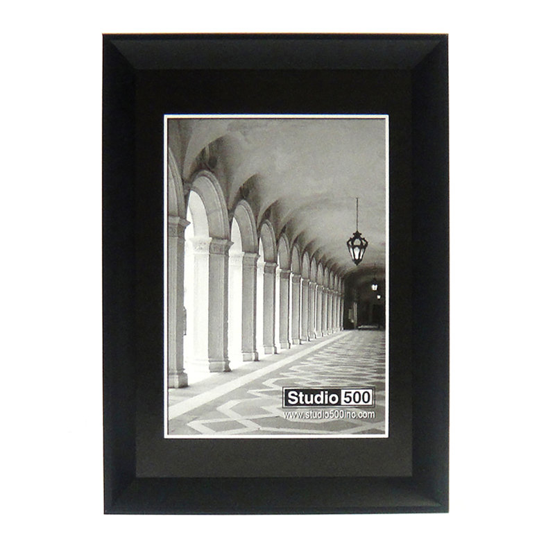 Cadre photo simple Traditional Collection, Noir mat, 7 po x 5 po