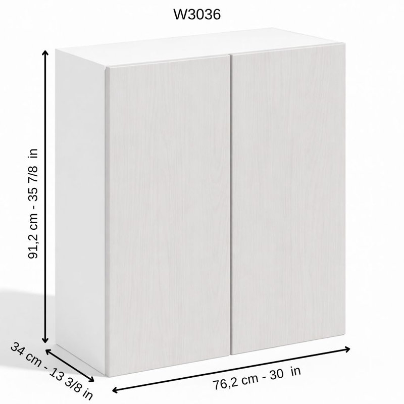 Armoire murale à deux portes W3036