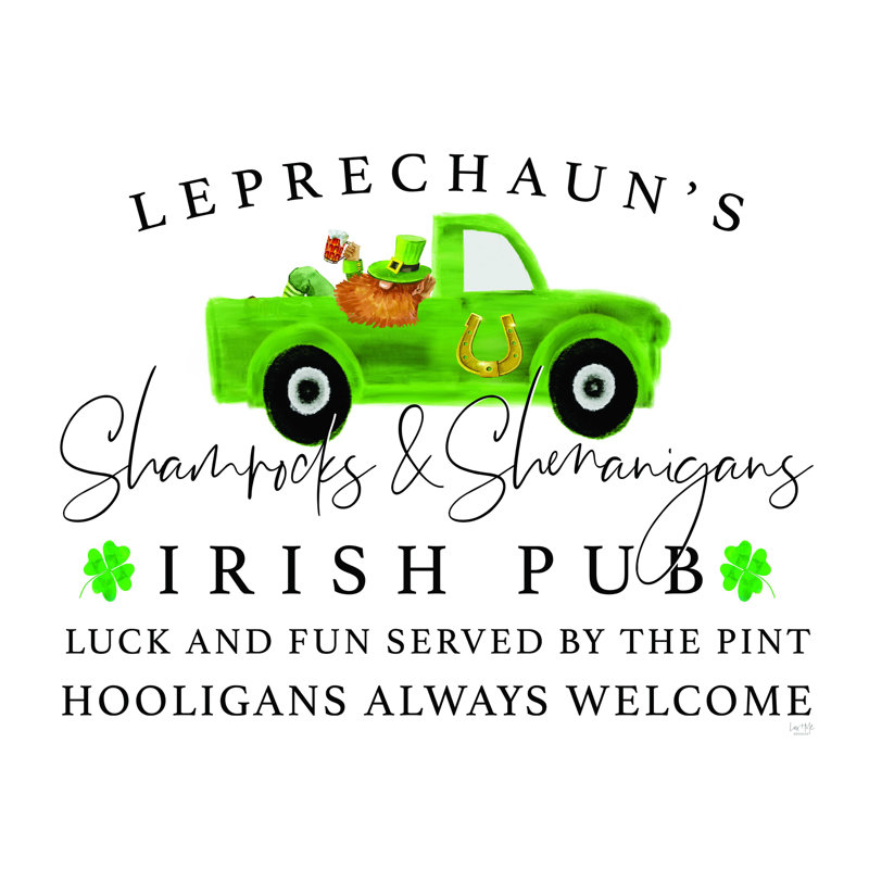 Irish pub - reproduction sur toile tendue, L 40 po x H 30 po