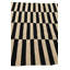 Tapis noir et blanc 5 x 8 Pinkerton