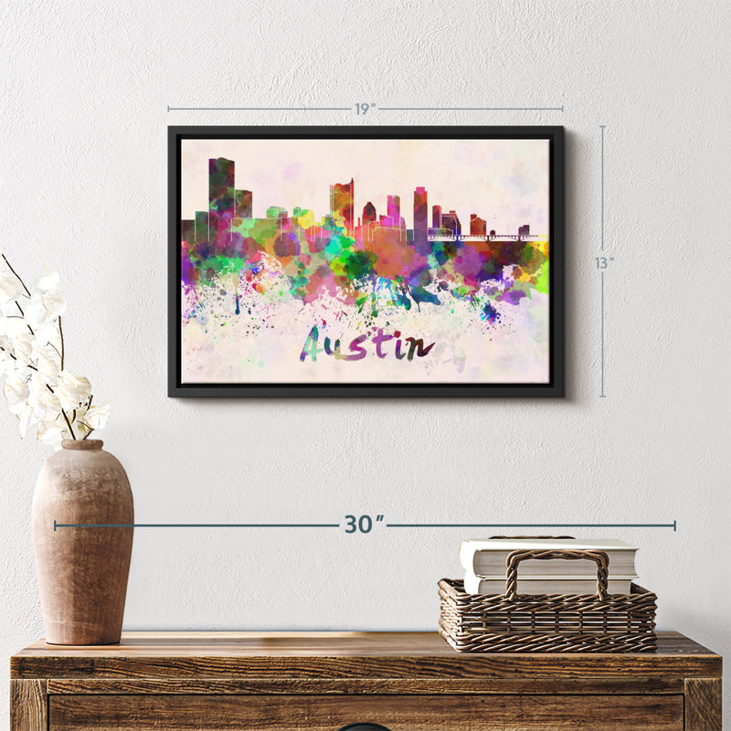 Austin Austin, impression sur toile, H 13 po x l 19 po
