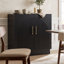 Ensemble de meuble télé et de buffet Mid-Century avec portes cannelées-1634404816