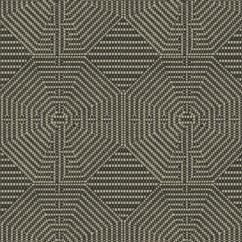 Sade 10' L x 25" W Wallpaper Roll, Black