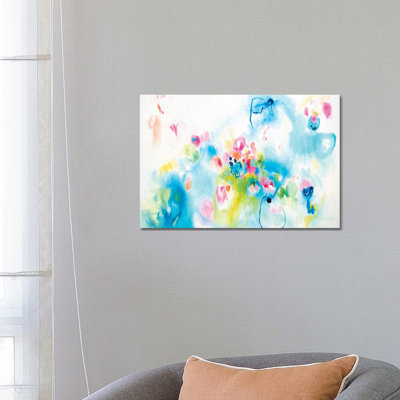 Sitting In The Sun By Misako Chida - Wrapped Canvas Painting by Misako Chida - Wrapped Canvas Painting