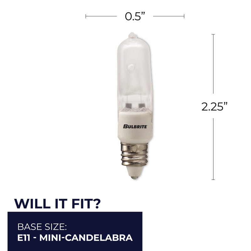 Ampoule halogène T4 à intensité variable, 50 W, 900
