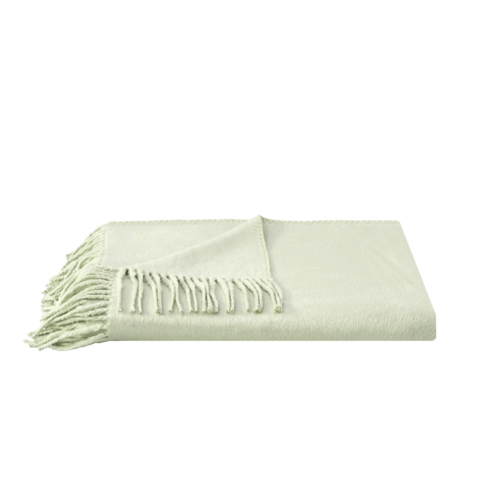 Adonia Silk Throw Blanket, Sage