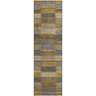 Premium Machine Washable Marasco AMF1628 Stripes Rug