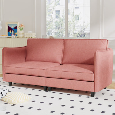 74.27'' Loveseat Sofa, 2 Seater Comfy Couch,Mid Century Modern Designed For Small Spaces, Apartment, Bedroom, Dorm, Office