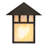 Rustic Lodge Solid Brass Flush Mounted Sconce