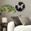 Horloge murale en forme de papillon avec horloge murale moderne en verre 12 po