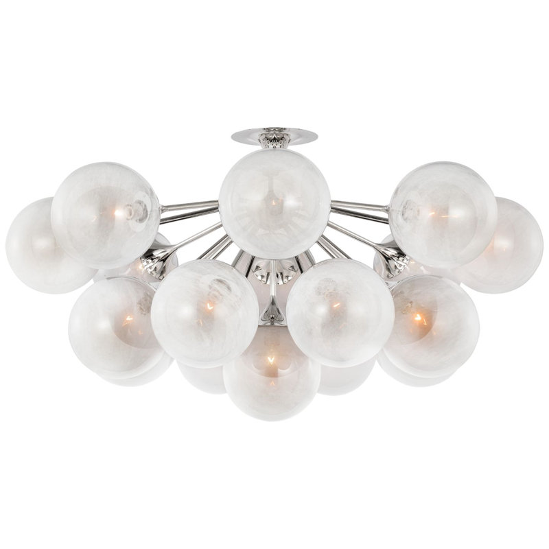 Cristol 17 - Light Flush Mount, Polished Nickel