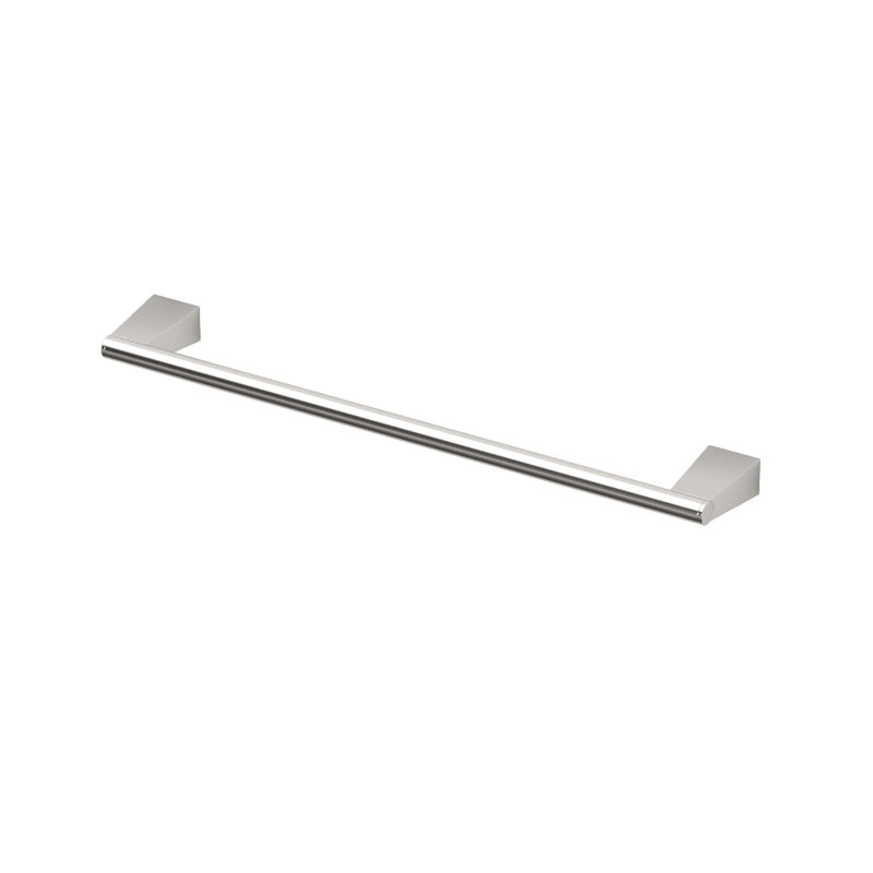 Bleu 18" Wall Mounted Towel Bar, Satin Nickel