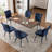 Leahana Chenille Upholstered Dining Chairs-2068142746