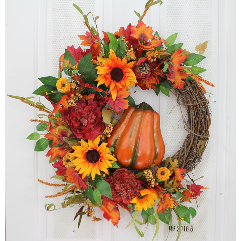Couronne de tournesol en mousse 24 po